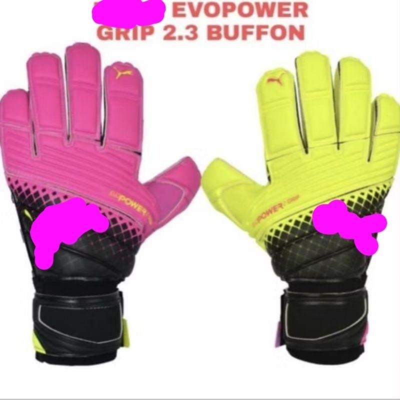 HAFERAMES  SARUNG TANGAN BOLA KIPER GK BUFFON PM EVOPOWER BUFFON GRADE ORI IMPORT