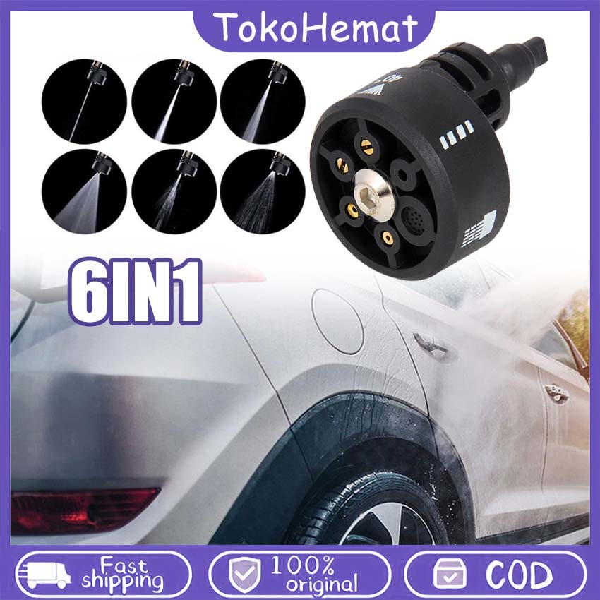 Adjustable Kepala Semprotan Air Nozzle Spray High Pressure Nozzle Jet Cleaner Nozzle Sprayer Kabut