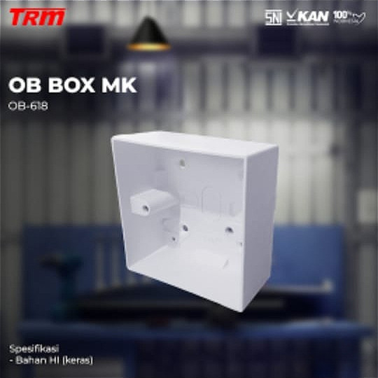Outbow dus/ BoX MK / Outbow Kotak MK / Outbow Kotak Putih/dudukan stop kontak