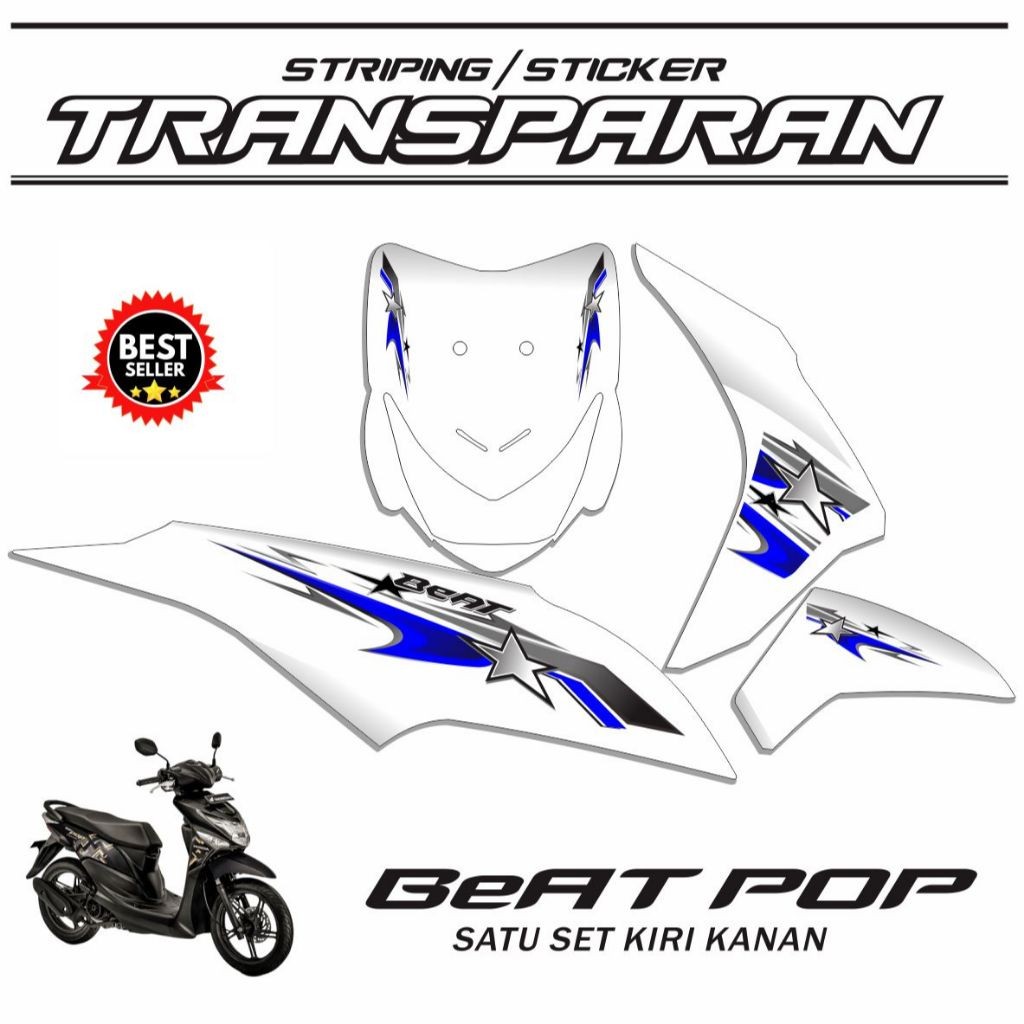 LIS MOTOR STRIPING TRANSPARAN BEAT POP