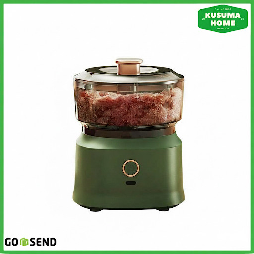 Chopper Daging Elektrik Mini Portabel Wireless Mesin Penggiling Bumbu Portable