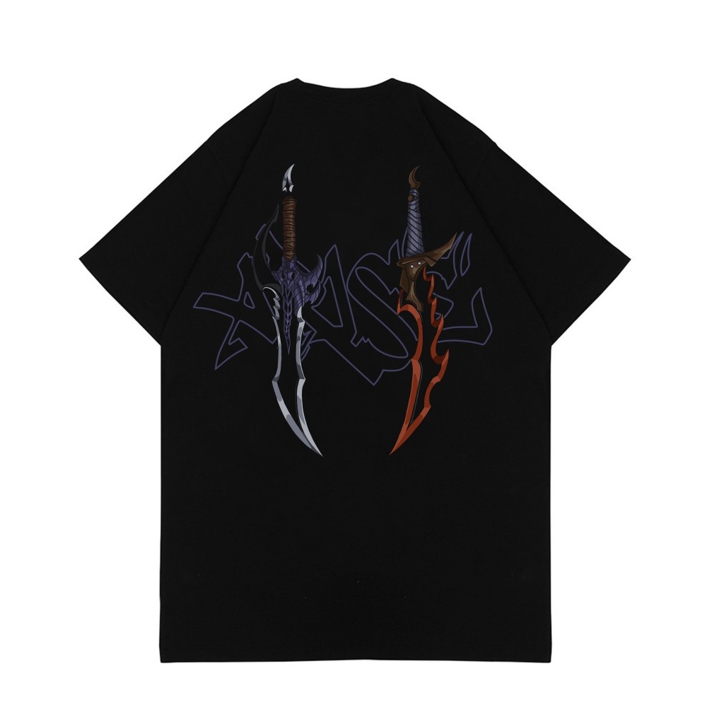 (COD) T-SHIRT KAOS ANIME SOLO LEVELING - SUNG JIN WOO DAGGER
