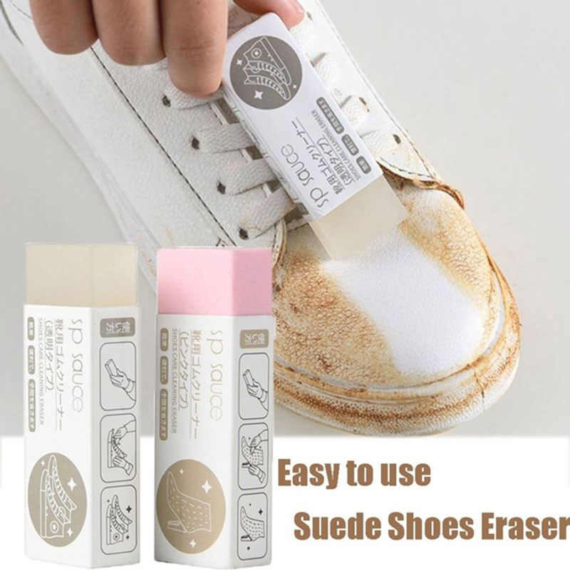 2Pcs Shoe Cleaning Eraser Suede Sheepskin Matte Leather And Leather Fabric Care Shoes Leather Cleane