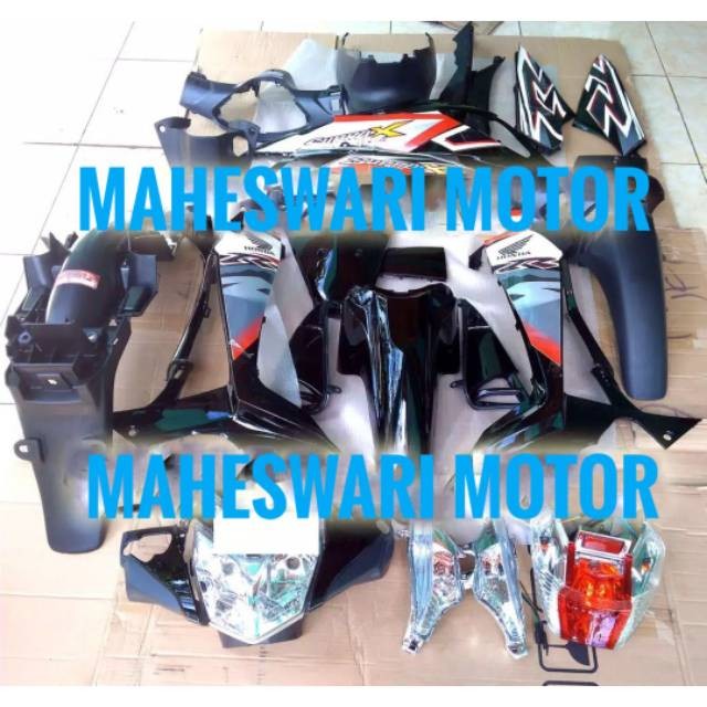 Full Set Cover Body Supra X 125 Tahun 2007 - 2013 Supra X Batman