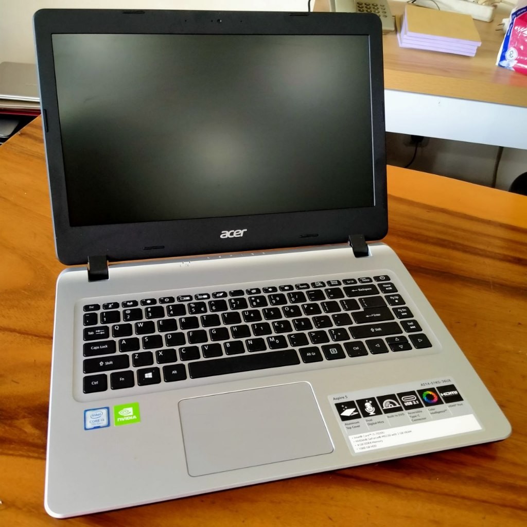 Laptop Acer A514-51KG Core i3-7020U NVIDIA MX230 Ram 16Gb 512Gb Normal Siap Pakai - Leptop Leptop Mu