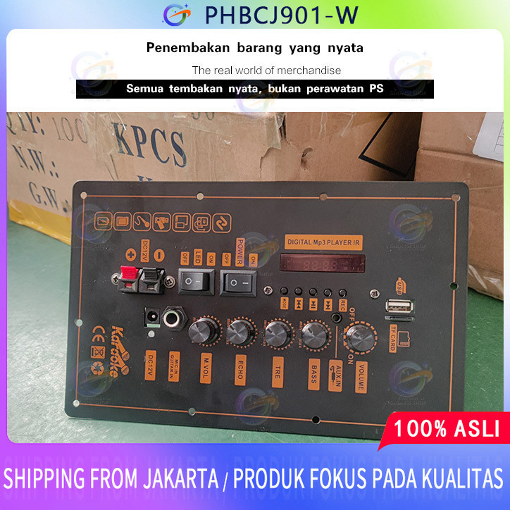 Papan Decoder Amplifier Audio / Daya Pemutar MP3 USB Untuk Audio Kendaraan Accs / Kit Speaker Blueto