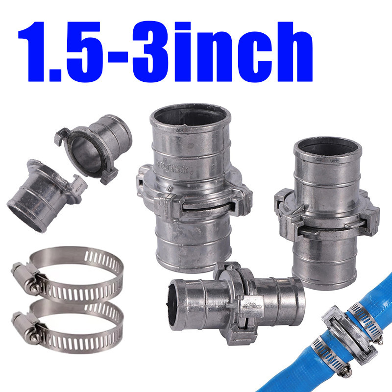 Sambungan Spiral Aluminium Selang Drip Selang Irigasi 1.5 - 3 Inch