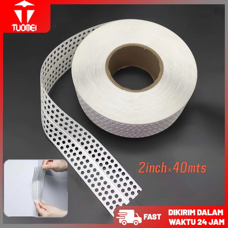 40mx5cm Corner Bead/ PVC Corner Bead /Untuk Sudutan Luar Dan Dalam/ Sudutan Tembok/Sudutan Luar