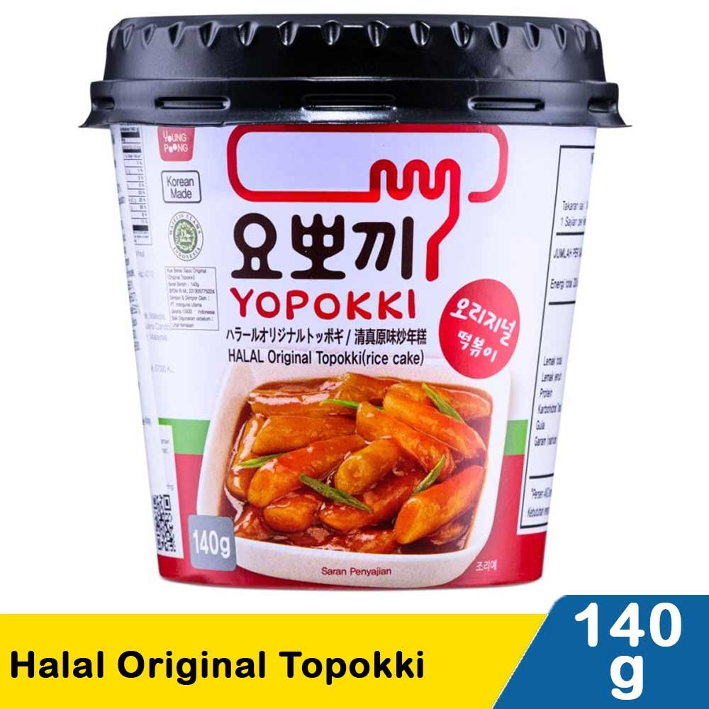 YOPOKKI HALAL ORIGINAL TOPOKKI  140g