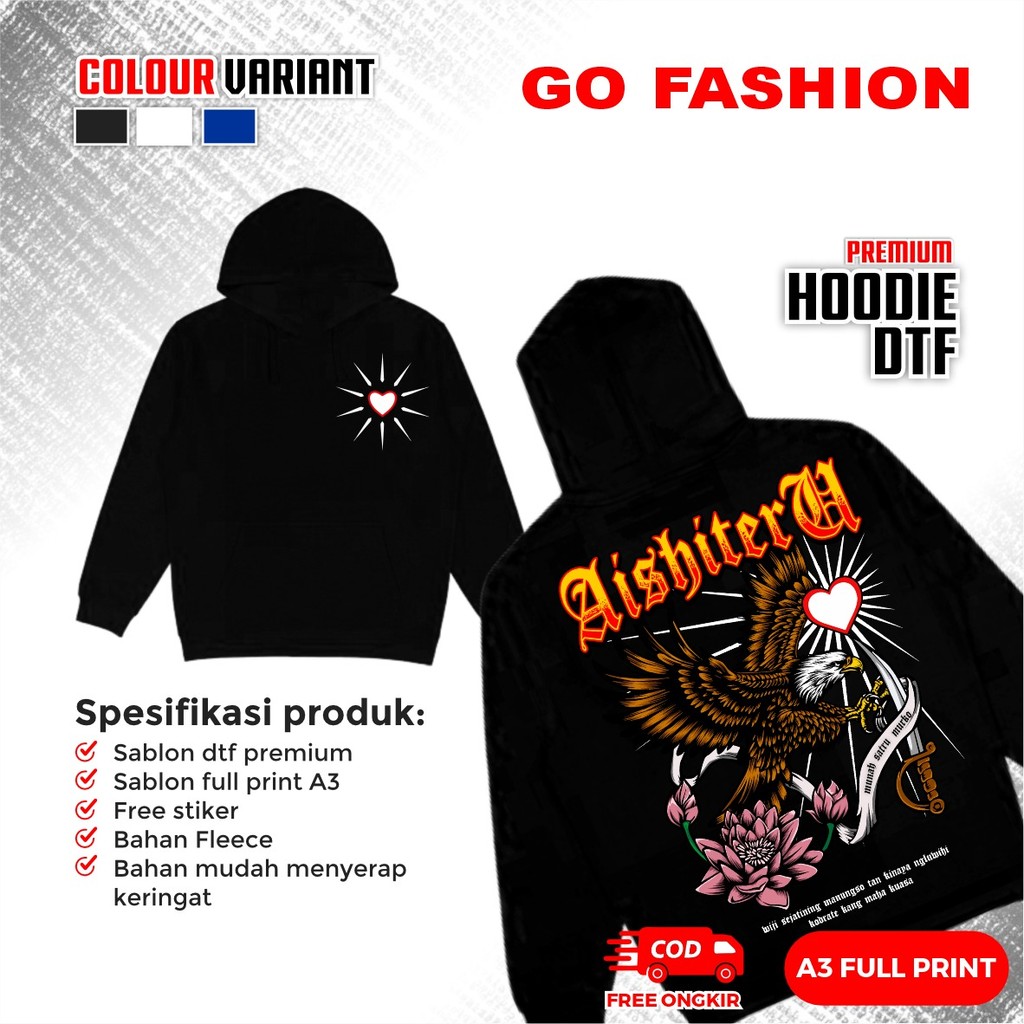 HOODIE PSHT AISHITERU MUNAH SATRU MURKO WIJI SEJATINING MANUNGSA JAKET PSHT TERBARU - JAKET SH TERAT