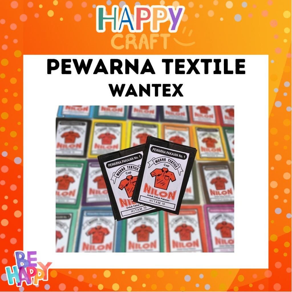 Wantex Cap NILON | Wantex Pewarna Pakaian | Wantex Pewarna Textile | Wantex Pewarna Kain | Pewarna B