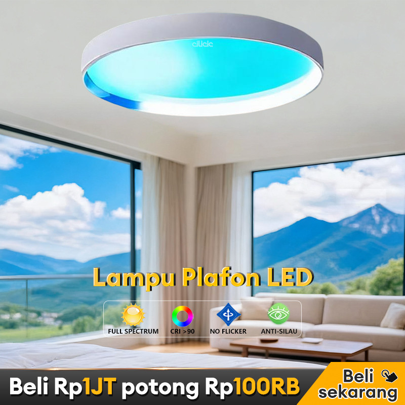 Lampu Plafon led Lampu Plafon Kamar Tidur Lampu Langit Biru Cerdas Lampu Kamar Berwarna-warni Anti M