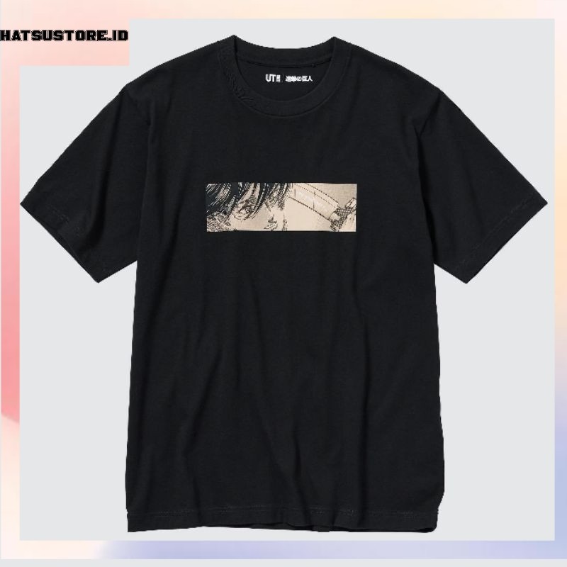 Tshirt Uniqlo Mikasa Ackerman - See you later | Attack on Titan UT Kaos Lengan Pendek
