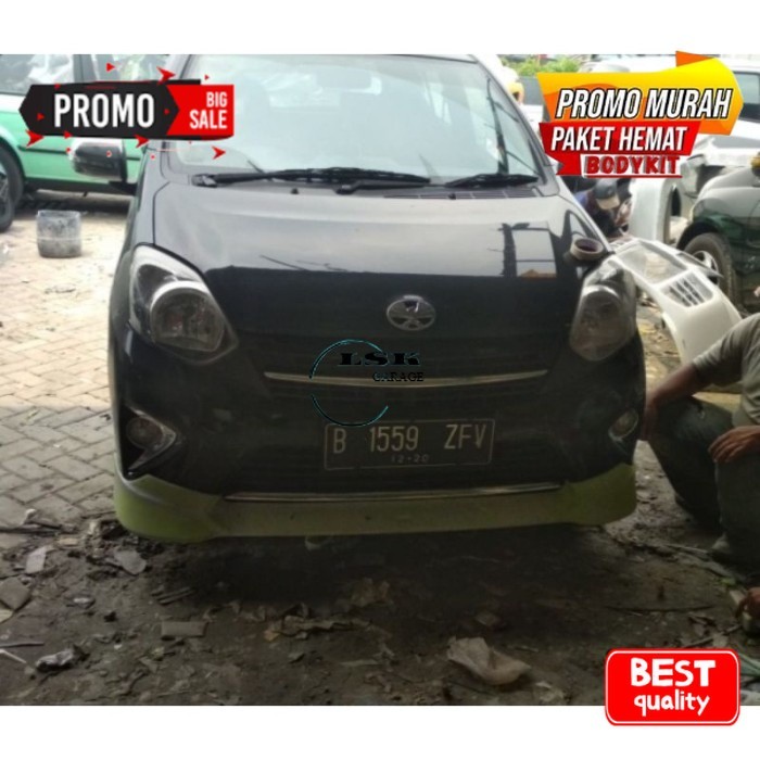 Bodykit depan agya TRD 2014 2015 2016 2017 foxy