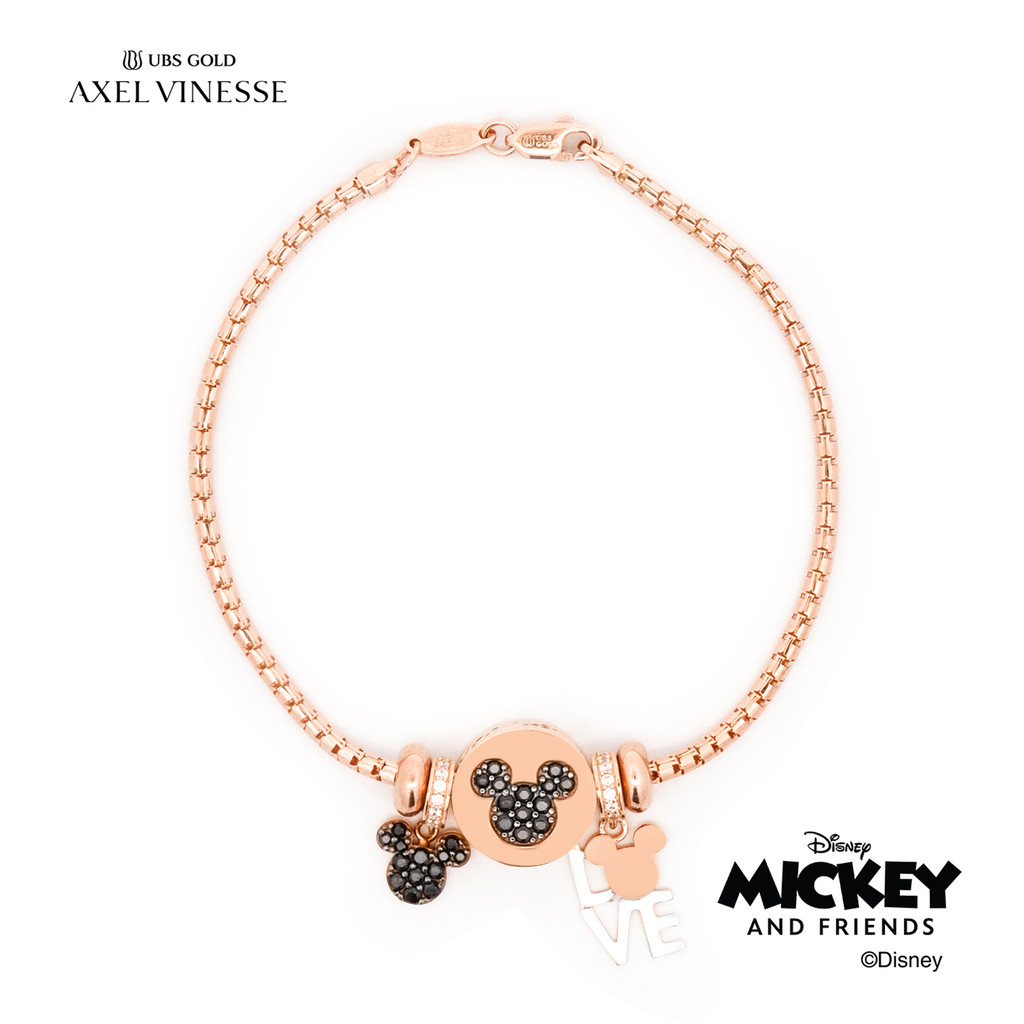 UBS Gold Gelang Emas Disney Mickey Mouse Sweetie - Kgy0176 - 17K