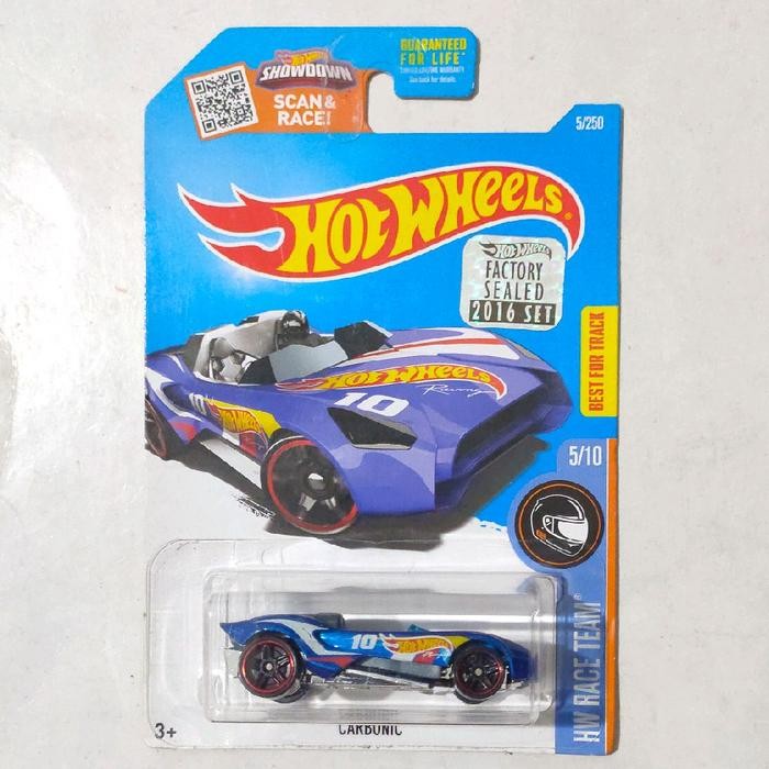 Hotwheels Hot Wheels Carbonic biru Factory Sealed 2016 HW Race Team