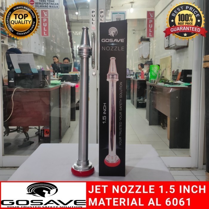 Jet Nozzle Pemadam Machino 1.5" 1,5" inch Aluminium Fire Branch Pipe 1,5" 1.5 inch pipa pemadam keba