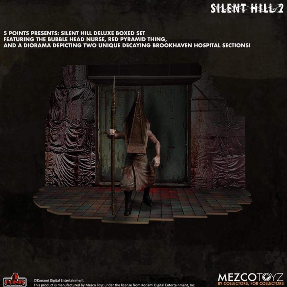MEZCO TOYZ SILENT HILL 2 5 POINTS DELUXE FIGURE BOXED SET ORIGINAL