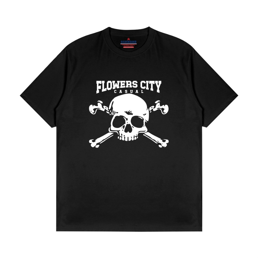 Kaos Pria Dewasa Flowers City Casual Combed 24s