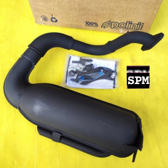 knalpot banana POLINI utk vespa pts smallframe