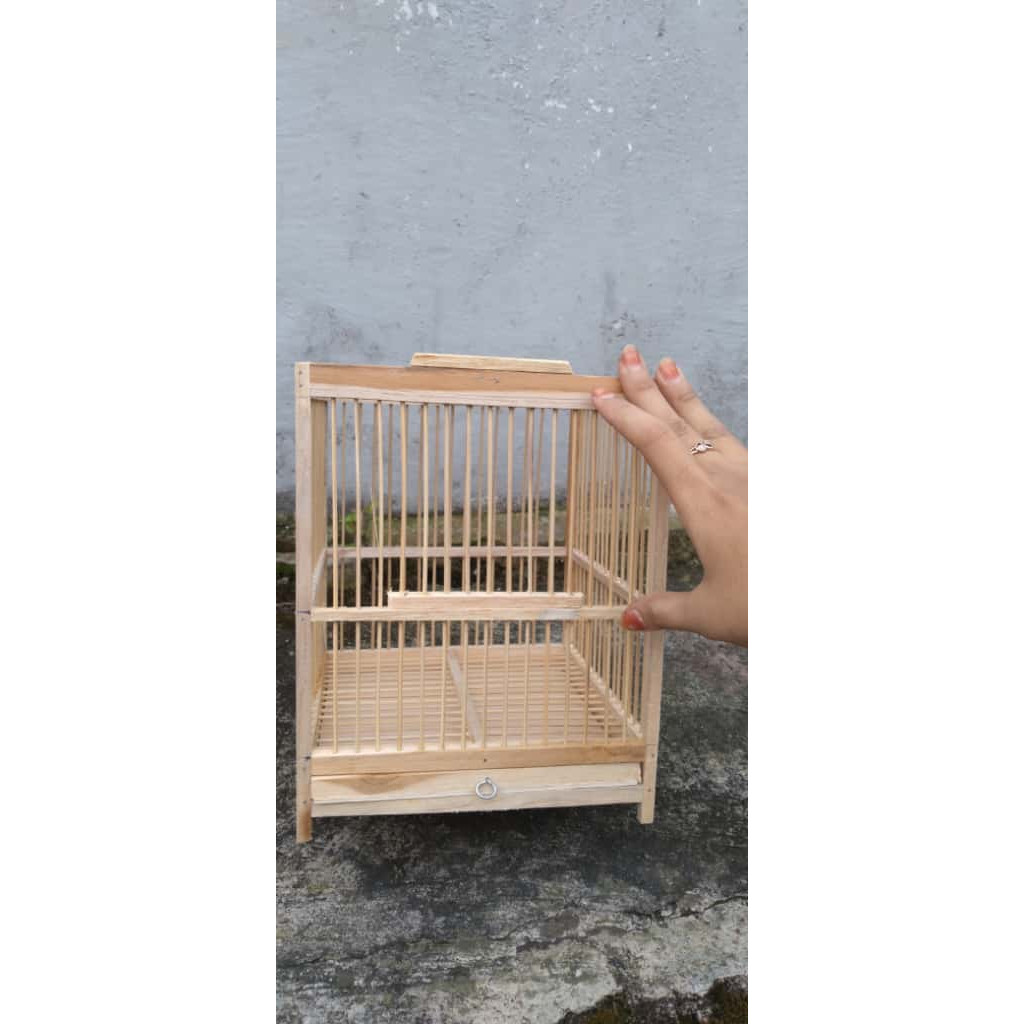 SEDIA KANDANG KOTAK KAYU MURAH BURUNG KECIL PLECI SANGKAR HARIAN PLECI SIRTU  PRENJAK SOGON KONIN