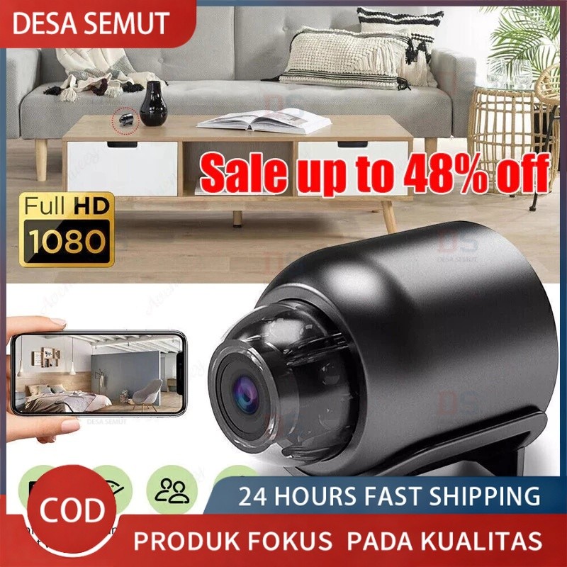 X5 Kamera CCTV Mini Tersembunyi Tanpa Kabel 1080p CCTV Wifi Jarak Jauh Lewat Hp Camera Cctv Kamera K
