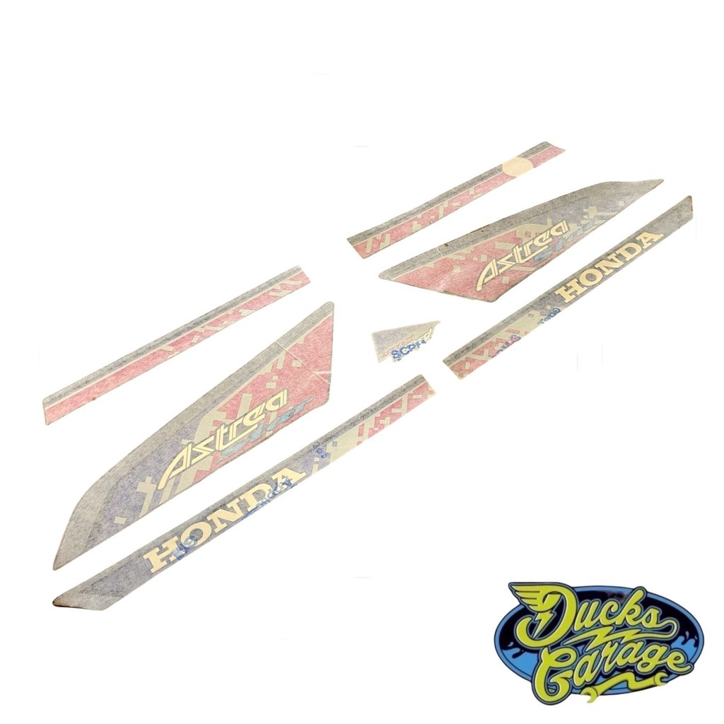 Striping Sticker List Body Honda Astrea Star Batik 1993-1994 Original