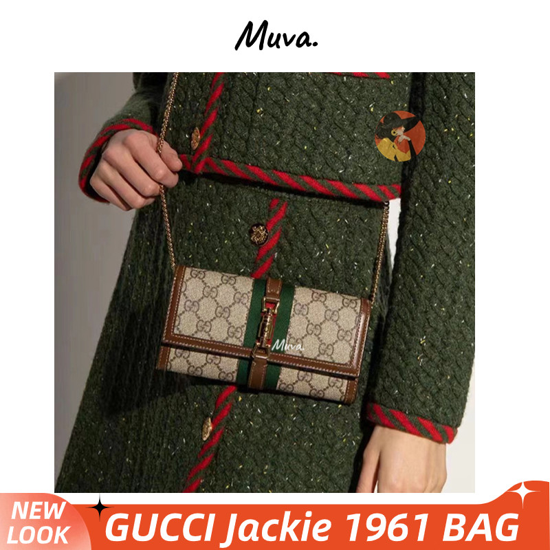 Tas wanita Gucci Jackie 1961 chain wallet