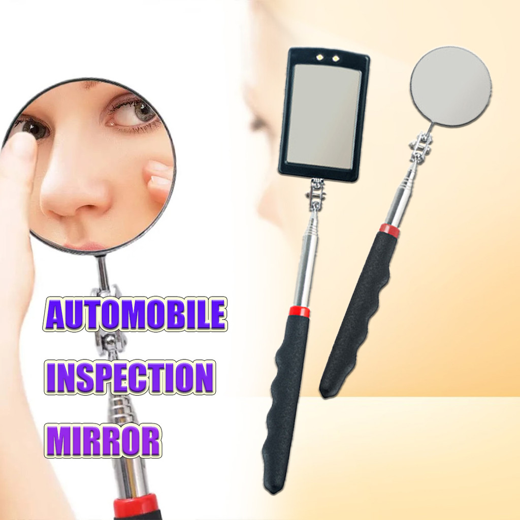 Cermin Inspeksi,inspection Mirror Bulat / Persegi Cermin inspeksi teleskopik Dapat diskalakan -720mm