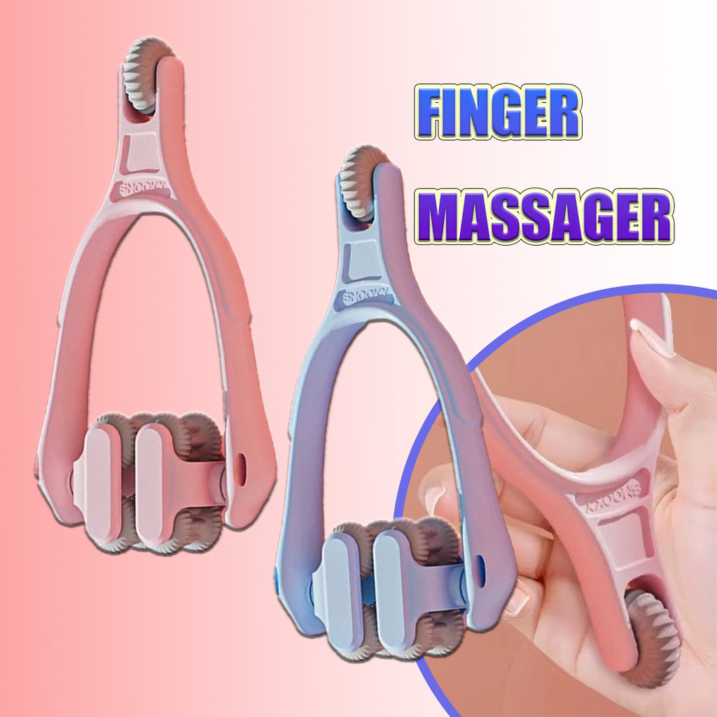 Alat pijat jari Pijat Refleksi Terapi Kaki Finger Massager Kesehatan Asam Urat 2In1 Finger Roller Th