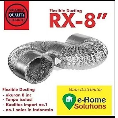 Flexible ducting 8 inch panjang 3 meter / Flexible duct 8 inch