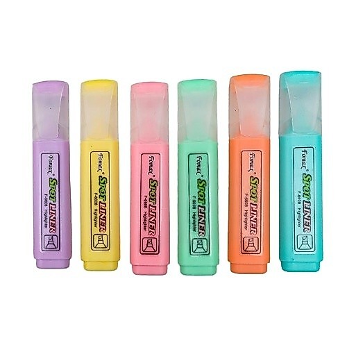 (1Pcs) Highlighter Davis Warna Pastel F-6608-36