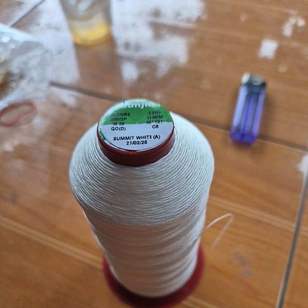 benang nylon sunjin m30 (280/3) atau tkt 030 6.6 bonded panjang 1500m benangjok benang murah benang 