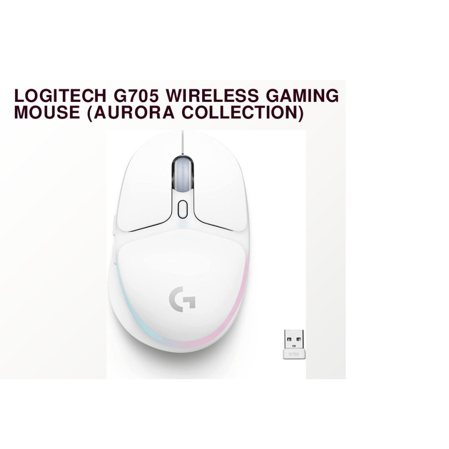 Logitech G705 LIGHTSPEED Mouse Gaming Wireless Bluetooth