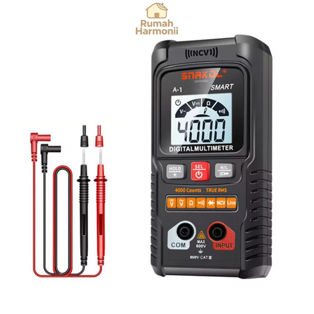 Multimeter Digital Otomatis 4000 Hitungan AC/DC Voltmeter Multimeter Non-kontak Multimeter Digital P