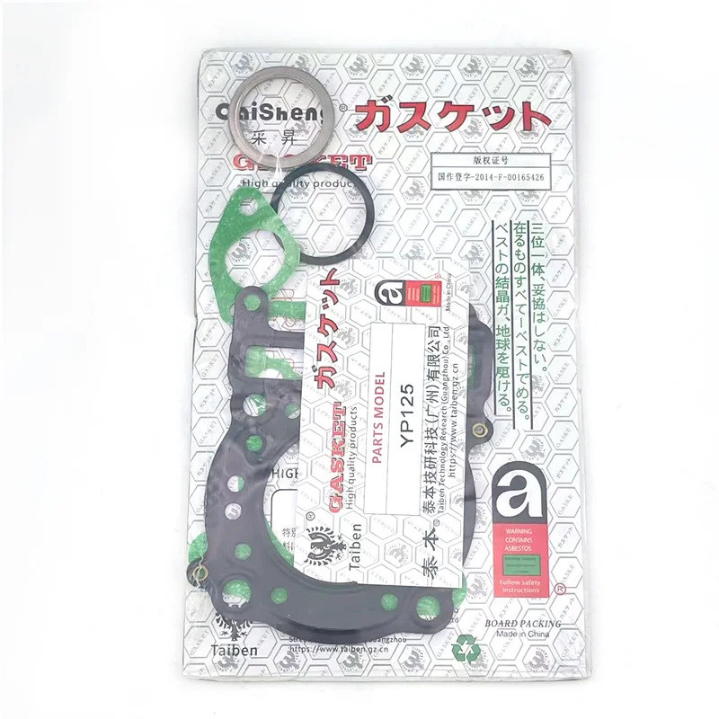 Gasket tengah silinder mesin motor untuk Yamaha Majesty YP125 YP 125