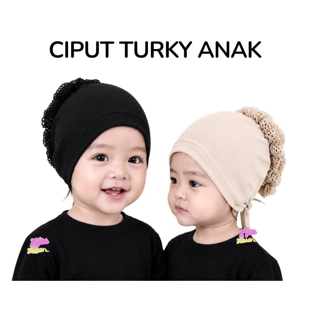 Nouka Collection - Ciput Turki Anak / Ciput Cepol Anak
