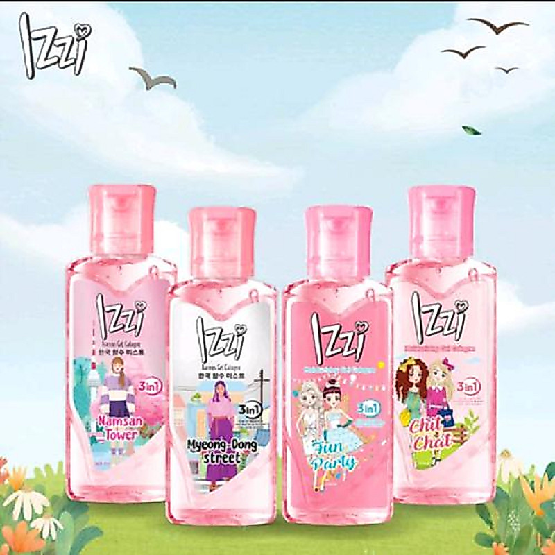 Izzi Moisturizing Gel Cologne 100mL | Izzi Korean Gel Cologne