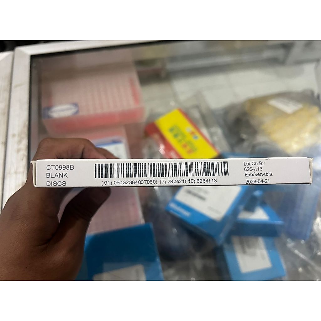 Disk Antibiotik | Blank Disc Oxoid CT0998B per 1 SLOP