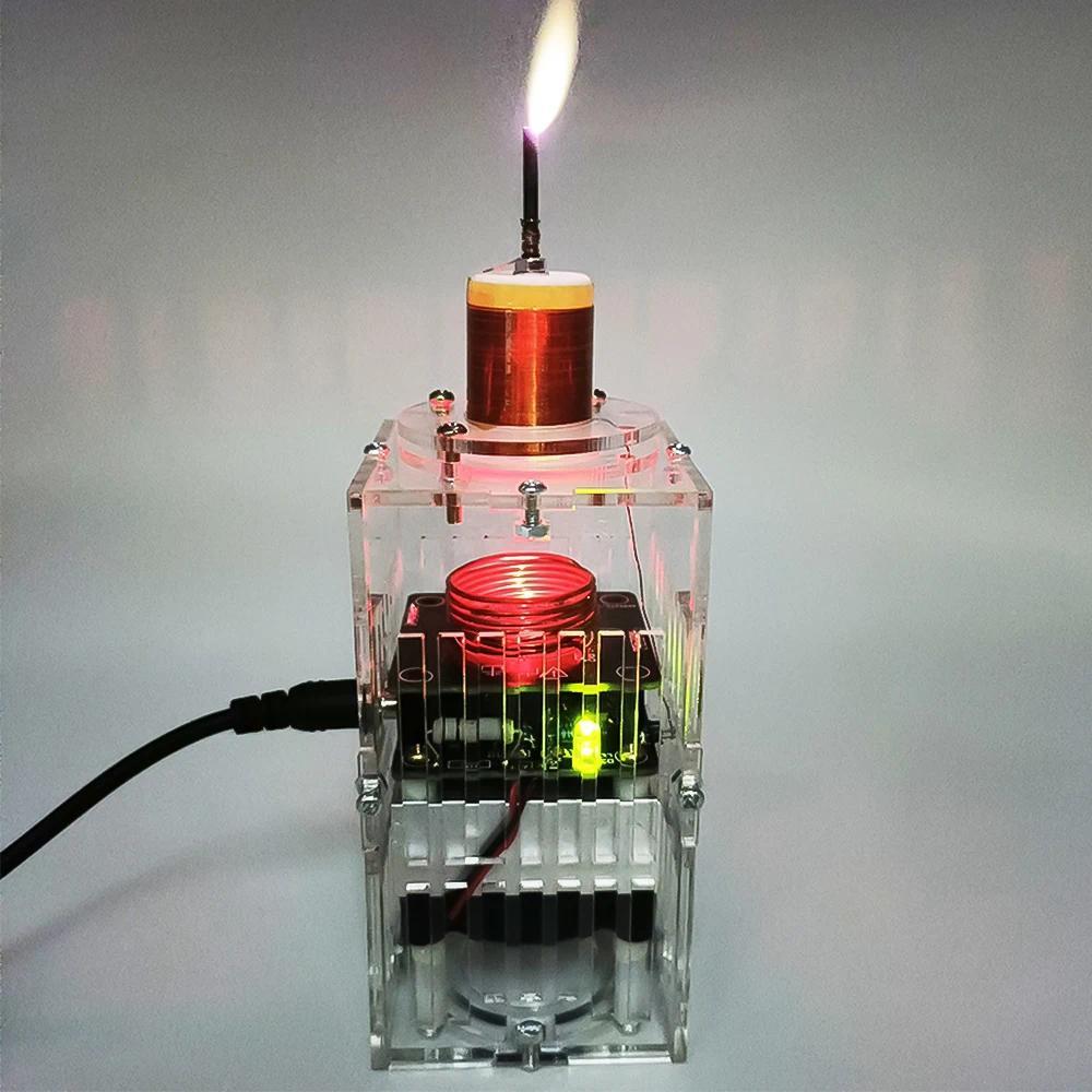 ymoreTesla Coil High Frequency HFSSTC Electronic Candle Plasma Flame DC 36V-40V Tenology Experimenta
