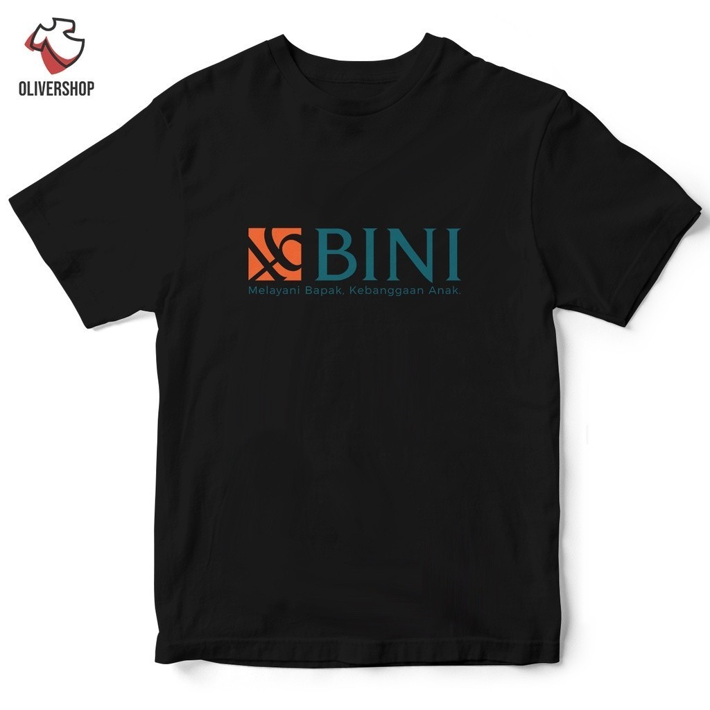 Baju Kaos Plesetan BINI - parodi merek brand logo kata kata tulisan lucu unik dewasa anak pria wanit