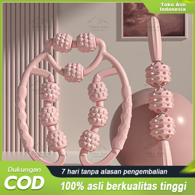 9 putaran Alat pijat betis, alat pijat kaki, roller, pelemas otot betis, roller pijat, alat pijat ka