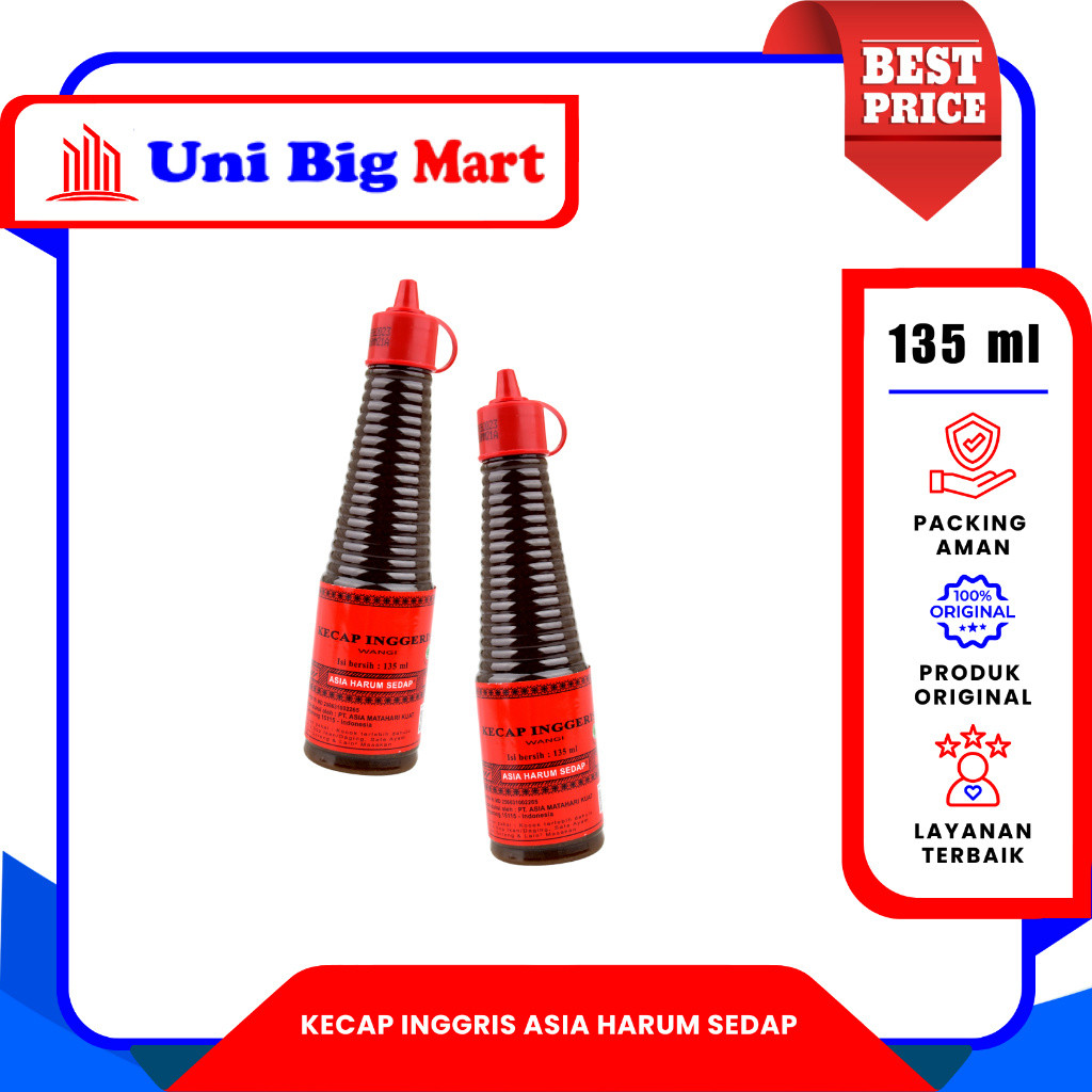 SAOS KECAP INGGRIS ASIA HARUM SEDAP - 135 ML
