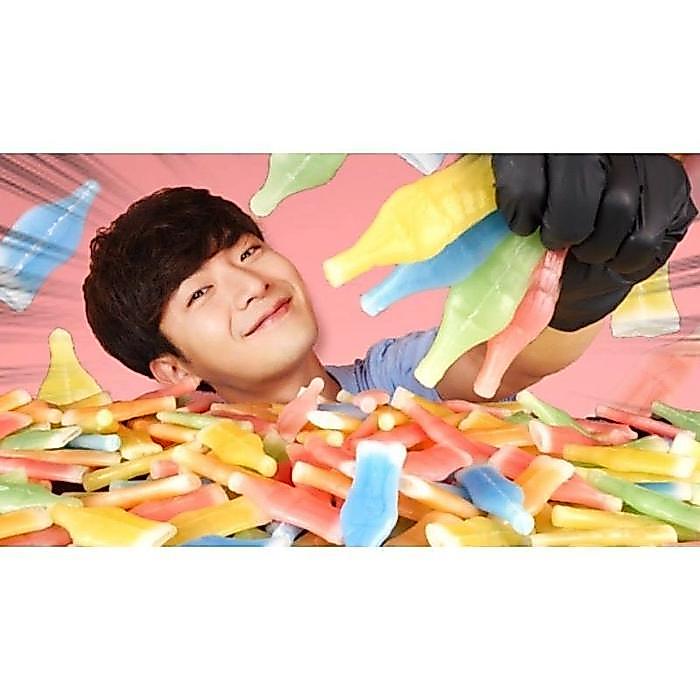 Ori Wax Bottle Candy Bee Candy Permen Lilin Edible Korea