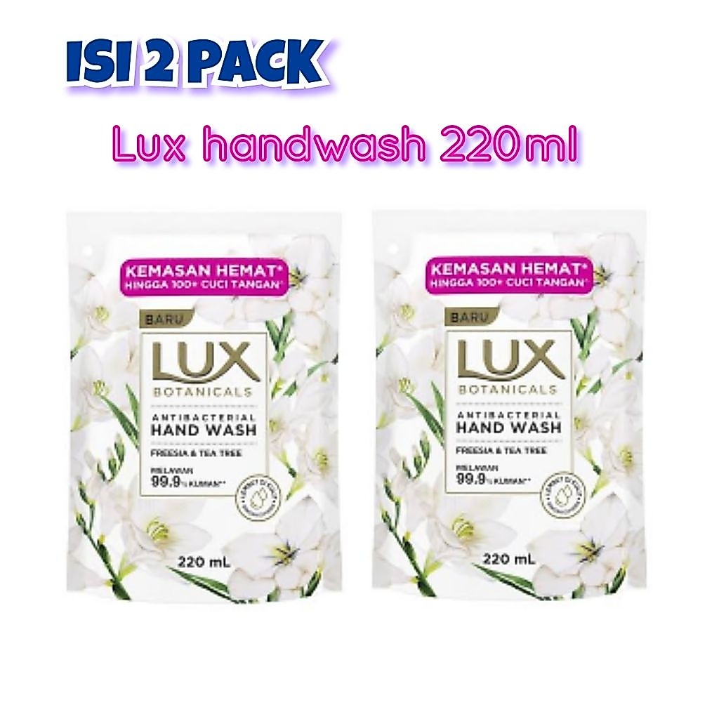 2PACK LUX Handwash 220ml / SABUN CUCI TANGAN / LUX / LUX HANDWASH / LUX PROMO / HANDWASH / SABUN WAN