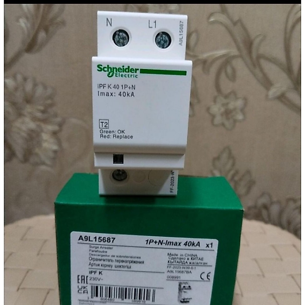 SURGE ARRESTER 2P IPFK 1P+N-IMAX 40KA