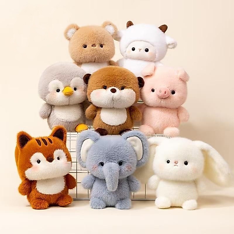 [Ready] [Ready] 16cm Boneka Hewan Boneka Lembut Hewan Boneka Karakter Hewan Lucu Lembut Pig Hadiah B