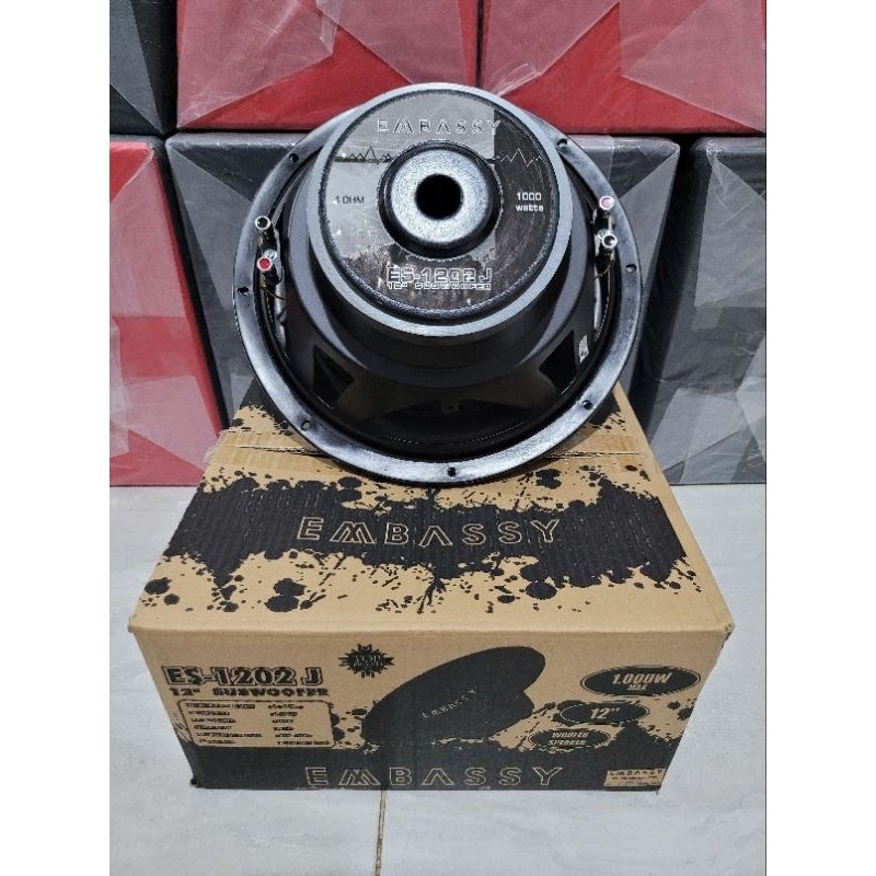 Subwoofer Embassy ES-1202J Double Coil 12 Inch