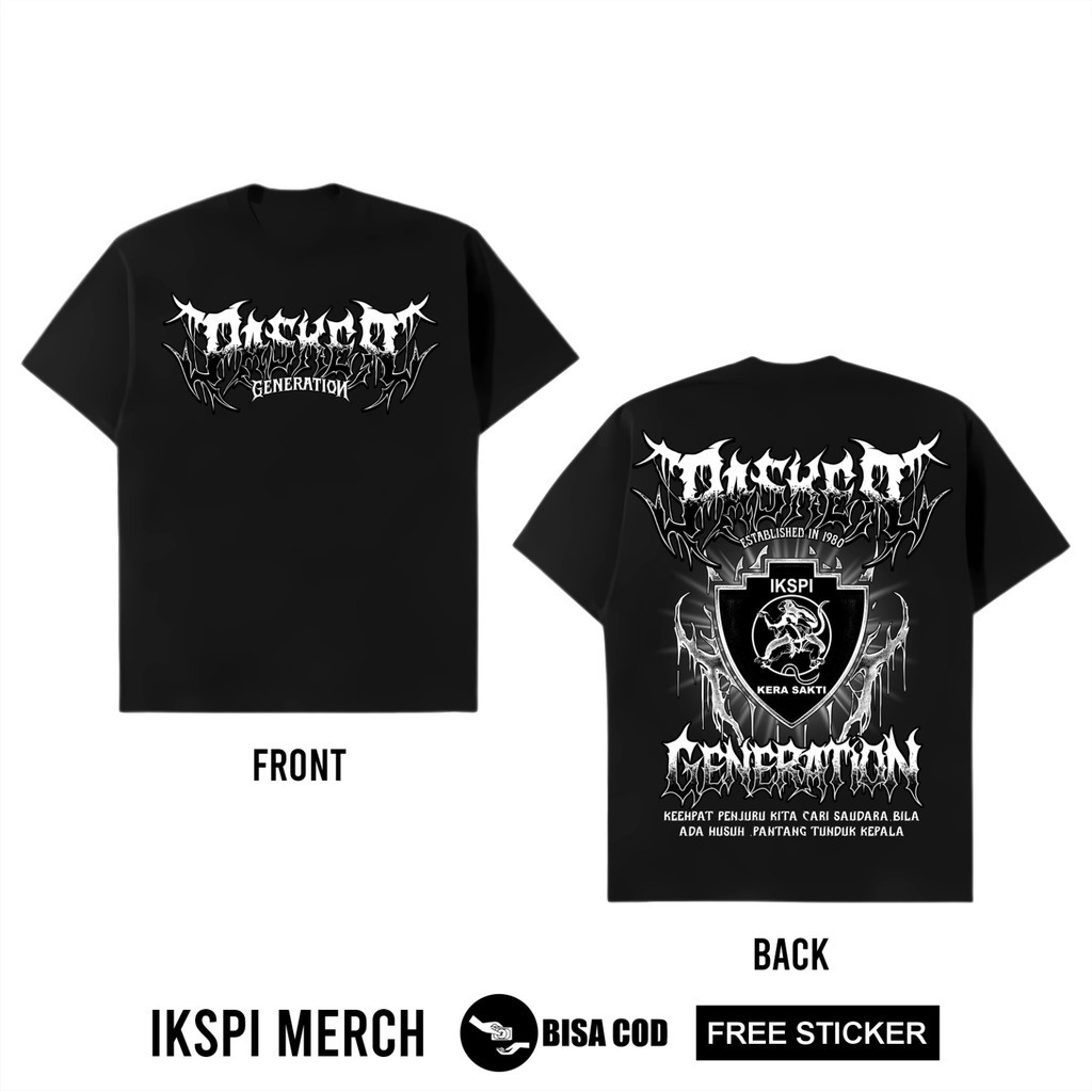 KAOS IKSPI PASKER GENERATION KEEMPAT PENJURU KITA CARI SAUDARA BILA ADA MUSUH KAOS MAWAR IKSPI - KAO