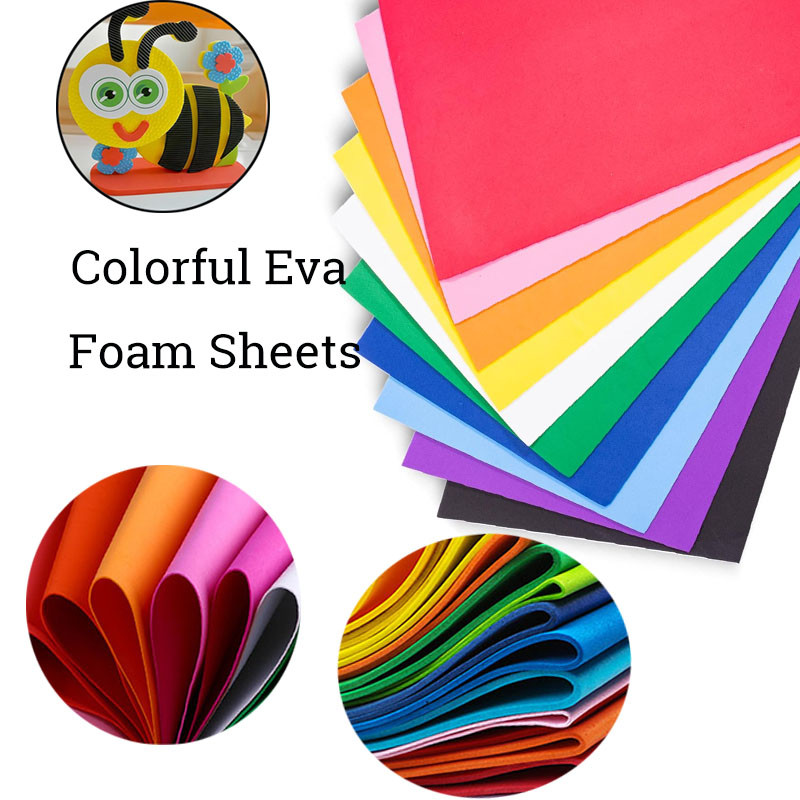 1pcs Foam Sheets Craft Eva Color Foam Paper Set for Crafts Project Scrapbooking Y Handcraft EVA Foam